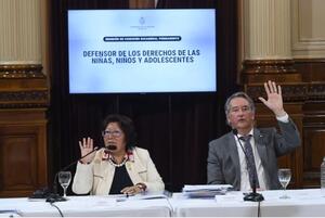 La senadora Vilma Bedia y el diputado nacional Nicolás Mayoraz. Captura de imagen de la nota.