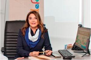 Captura de imagen de la nota "La Defensoría de la Niñez podría quedar acéfala". En la foto, la Defensora Marisa Graham