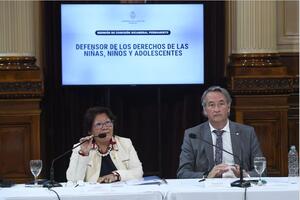 La senadora Vilma Bedia y el diputado Nicolás Mayoraz. Captura de imagen de la nota.